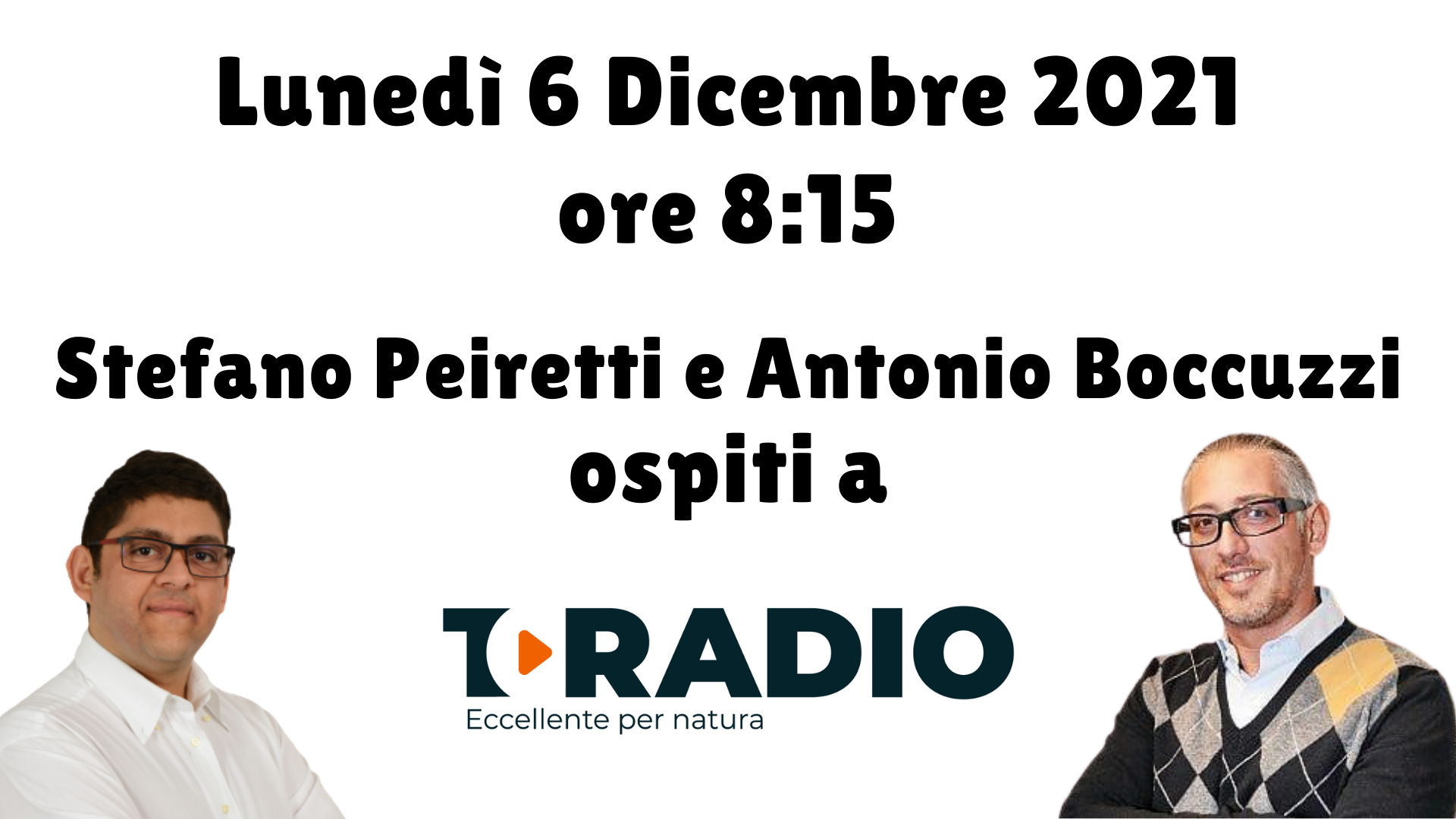 Peiretti e Boccuzzi a TOradio