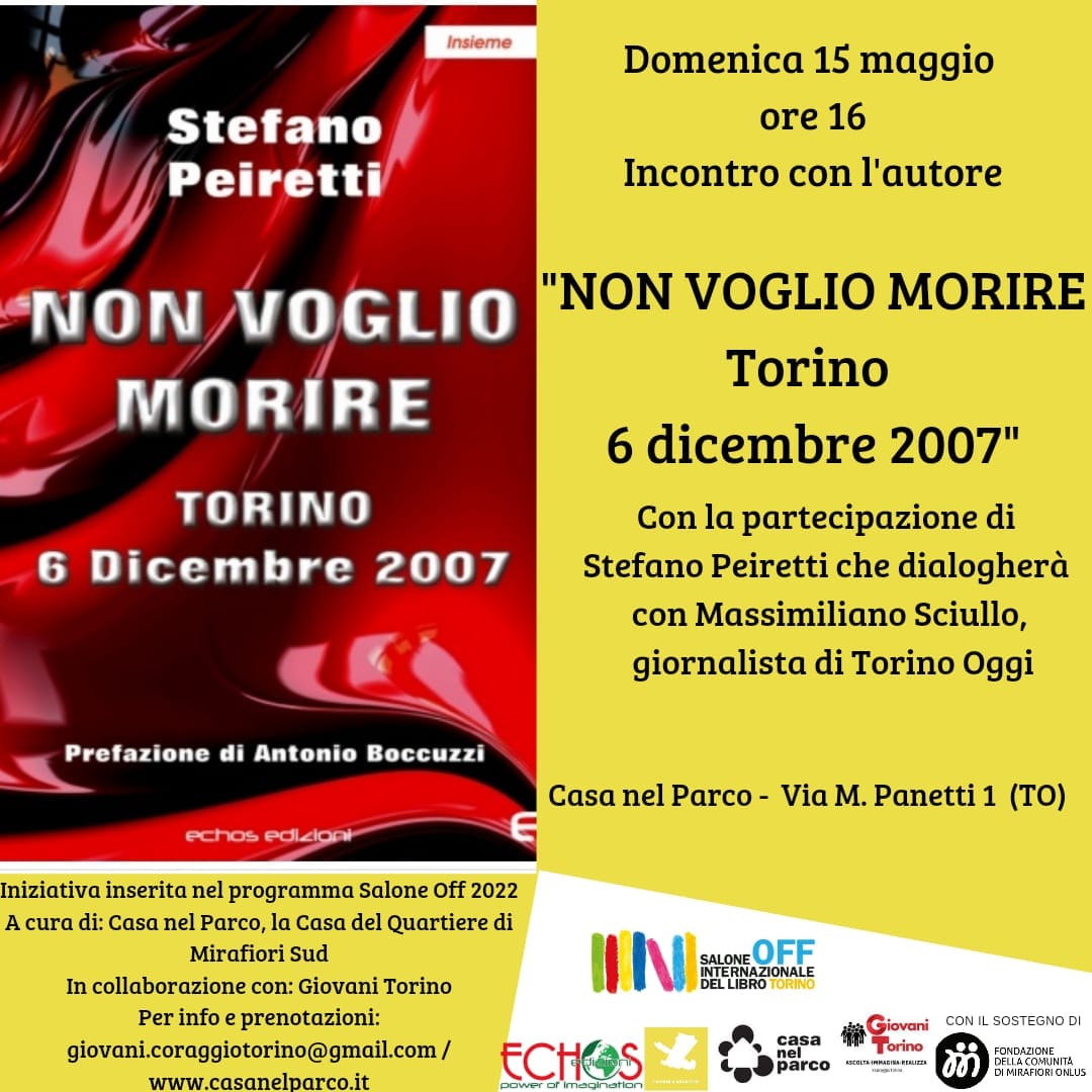 15/05/22 - "Non voglio morire" - Casa nel Parco