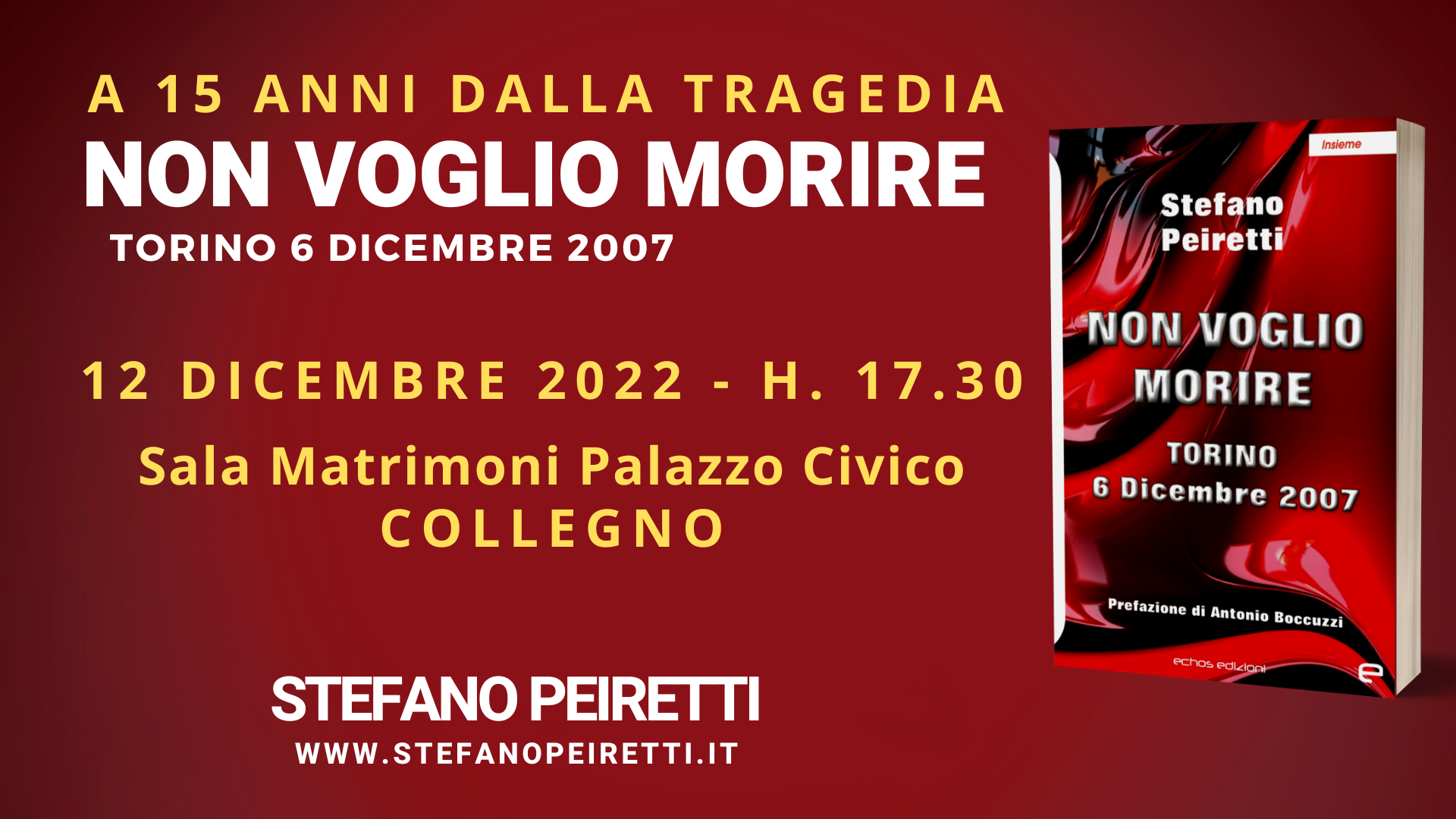 12/12/22 - Non voglio morire - COLLEGNO