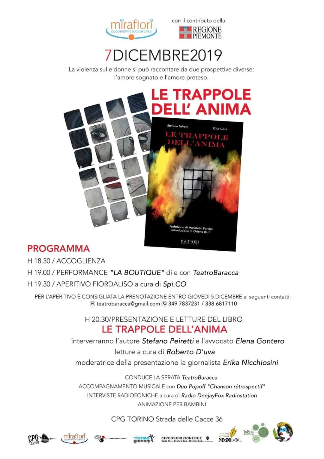 "Le trappole dell'anima" - TEATRO BARACCA