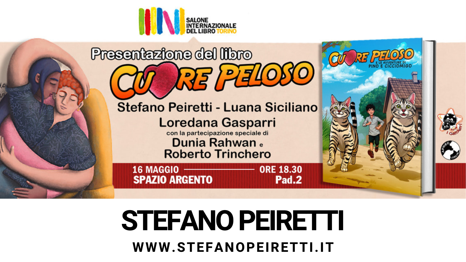 16/05/2025 - Cuore Peloso al Salone del Libro